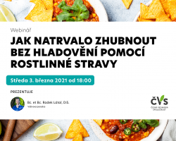 Jak zhubnout natrvalo bez hladovění pomocí rostlinné stravy (Webinář)