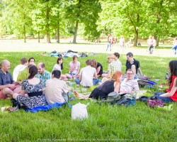 Červnový veganský piknik ve Stromovce (Praha)