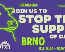 Přednáška: Zastavme zásoby mléčného průmyslu (Brno)