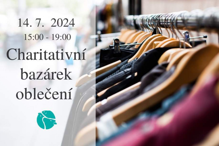 Charitativní bazárek oblečení pro Život bez krutosti na statku (České Budějovice)