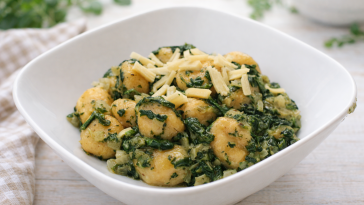 Špenátové gnocchi