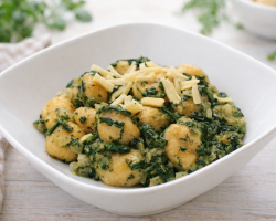 Špenátové gnocchi