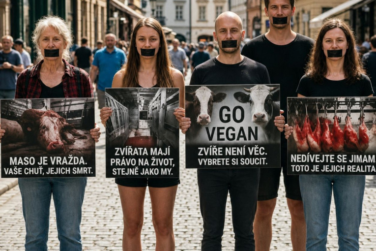 Tichá ulička za oběti živočišného průmyslu (Praha)