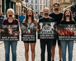 Tichá ulička za oběti živočišného průmyslu (Praha)