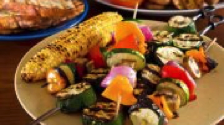 Vegan evening barbecue