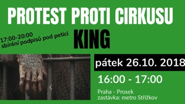 Protest proti cirkusu King (Praha)