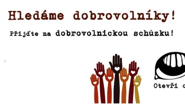 Dobrovolnická schůzka Otevři oči (Praha)