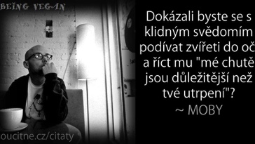 Moby: Proč jsem vegan