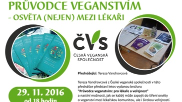 Průvodce veganstvím - osvěta (nejen) mezi lékaři (Praha)